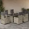Image de vidaXL Ensemble Jardin Rotin