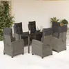 Image de Ensemble à manger VIDAXL - Gris