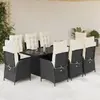 Image de VidaXL Ensemble à manger jardin 9pcs