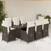 Image de vidaXL Ensemble à manger jardin 9 pièces