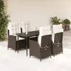 Image de Ensemble de Jardin vidaXL - Marron et Noir