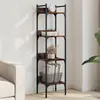 Image de vidaXL Bibliothèque à 4 niveaux - Chêne