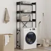 Image de VidaXL Étagère lave-linge Noir