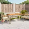 Image de VIDAXL Ensemble à manger de jardin - Beige