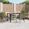 Image de vidaXL Ensemble à manger de jardin 5 pcs - Gris