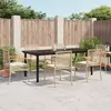 Image de vidaXL Ensemble à manger de jardin et coussins 7 pcs - Beige