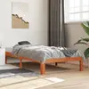 Image de vidaXL Cadre de lit sans matelas cire marron 90x190 cm bois pin massif