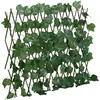 Image de vidaXL Treillis Feuille Vigne Artificiel - Vert Extensible