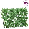 Image de vidaXL Treillis de lierre artificiel 5pcs