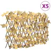 Image de vidaXL Treillis feuille érable artificiel extensible