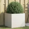 Image de VIDAXL Jardinière - Blanc - 49x47x46 cm