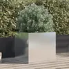 Image de vidaXL Jardinière Argenté