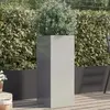 Image de vidaXL Jardinière acier inoxydable 32x29x75 cm