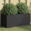 Image de vidaXL Jardinière 62x30x29 cm - Noir