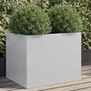 Image de vidaXL Jardinière Argenté 62 cm Acier