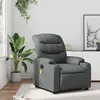 Image de vidaXL Fauteuil de Massage Inclinable - Gris