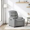 Image de vidaXL Fauteuil inclinable - Gris clair Tissu