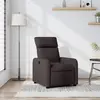 Image de VidaXL Fauteuil inclinable - Marron foncé Tissu