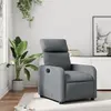 Image de VIDAXL Fauteuil inclinable - Gris Similicuir