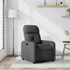 Image de vidaXL Fauteuil inclinable - Gris foncé Tissu