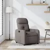 Image de vidaXL Fauteuil Inclinable Tissu Taupe