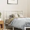 Image de vidaXL Tête de lit de remplacement métal blanc 100 cm