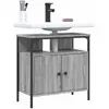 Image de vidaXL Armoire lavabo sonoma gris