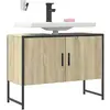Image de vidaXL Armoire lavabo salle de bain - Chêne sonoma