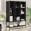 Image de vidaXL Bibliothèque Noir 102x30x141,5 cm