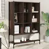 Image de vidaXL Bibliothèque chêne marron 102x30x141,5 cm