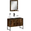 Image de vidaXL Ensemble Salle de Bain - Chêne Fumé