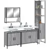 Image de vidaXL Ensemble salle de bain - Sonoma gris