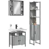 Image de vidaXL Ensemble Sonoma Gris