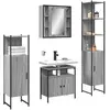 Image de VIDAXL Ensemble d'armoires de salle de bain 4 pcs - Sonoma Gris