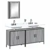 Image de VIDAXL Ensemble de meubles de salle de bain - Sonoma gris