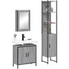 Image de vidaXL Meubles Salle de Bain Sonoma Gris