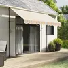 Image de vidaXL Tissu de remplacement pour auvent - 3x2,5 m Multicolore