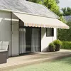 Image de VIDAXL Tissu de remplacement pour auvent - Rayures multicolores