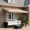 Image de vidaXL Tissu de remplacement pour auvent 5x3,5 m Multicolore