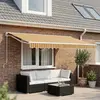 Image de vidaXL Toile de remplacement pour auvent 5x3,5 m - Multicolore