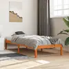 Image de vidaXL Cadre de lit sans matelas cire marron 90x190 cm bois pin massif