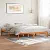Image de vidaXL Cadre de lit sans matelas cire marron 150x200cm bois pin massif