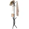 Image de vidaXL Porte-manteau noir 176 cm fer enduit de poudre