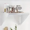 Image de vidaXL Étagère murale 50x45x31 cm argenté acier inoxydable