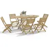 Image de vidaXL Chaises pliables de jardin - Bois d'Acacia