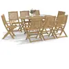 Image de vidaXL Chaises de jardin pliantes lot de 8