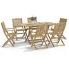 Image de vidaXL Ensemble à manger de jardin - Bois d'acacia solide