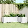 Image de vidaXL Jardinière blanc 160x120x53 cm polypropylène
