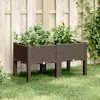 Image de Vidaxl vidaXL Jardinière avec pieds 80x40x42 cm - Marron