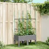 Image de VIDAXL Jardinière avec treillis 80x40x142,5 cm